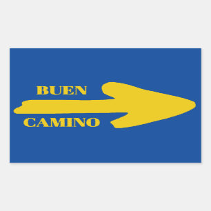 Sticker Rectangulaire Flèche camino Buen