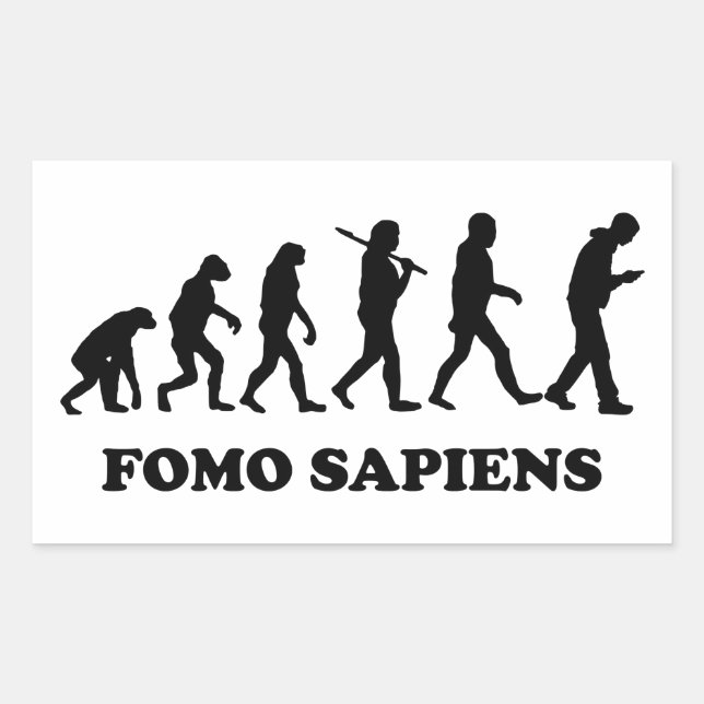 Sticker Rectangulaire Fomo Sapiens (Devant)