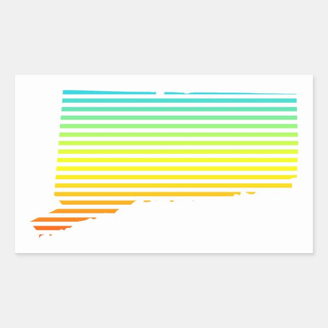Sticker Rectangulaire fondu de refroidissement de connexion (Devant)