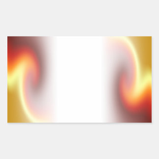 Sticker Rectangulaire Fonte rouge glorieuse