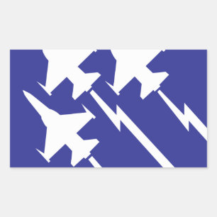 Sticker Rectangulaire Force aérienne