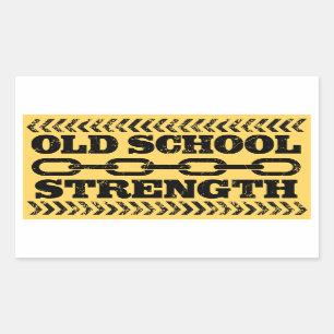 Sticker Rectangulaire Force de vieille école