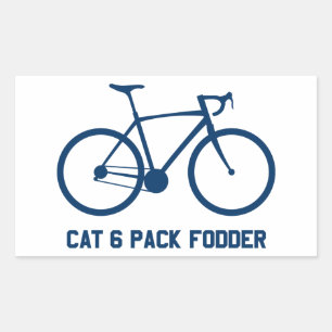 Sticker Rectangulaire Format CAT 6 Pack