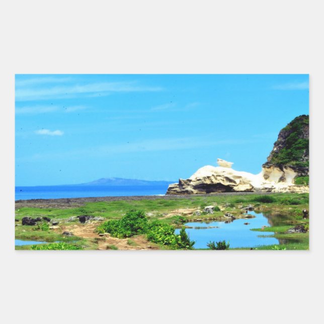 Sticker Rectangulaire Formation de Kapurpuruwan Rock (Devant)