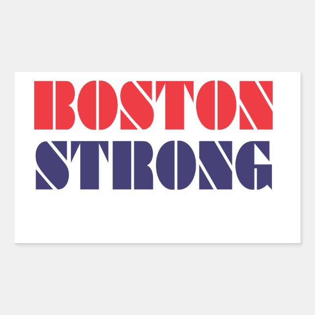Sticker Rectangulaire fort boston (Devant)