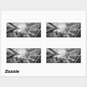 Sticker Rectangulaire Francfort Allemagne