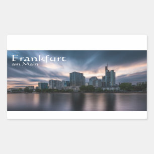 Sticker Rectangulaire Francfort-sur-le-Main