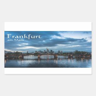 Sticker Rectangulaire Francfort-sur-le-Main