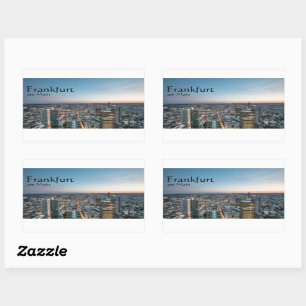 Sticker Rectangulaire Francfort-sur-le-Main