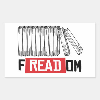 STICKER RECTANGULAIRE FREADOM