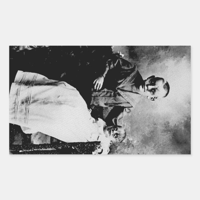 Sticker Rectangulaire Frères zombies (Devant)