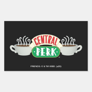 Sticker Rectangulaire FRIENDS™ Logo Central Perk