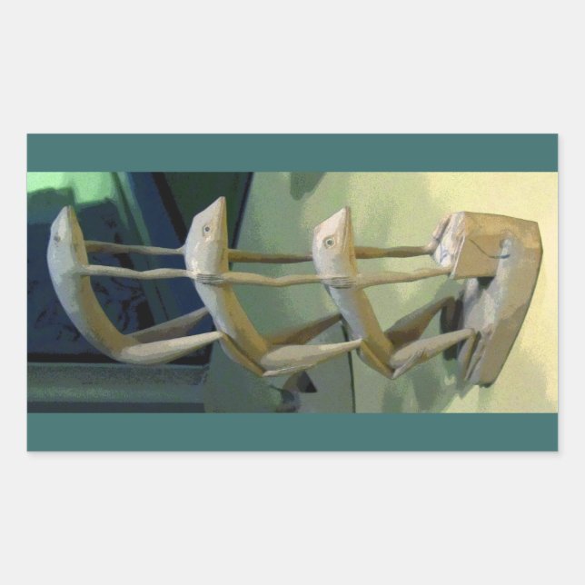 Sticker Rectangulaire Frog Art CB (Devant)