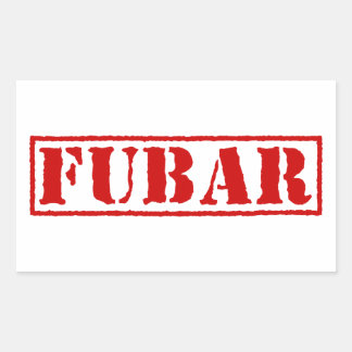 STICKER RECTANGULAIRE FUBAR