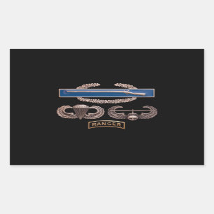 Sticker Rectangulaire Garde forestière aéroportée d'assaut aérien de