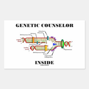 Sticker Rectangulaire Genetic Counselor Inside