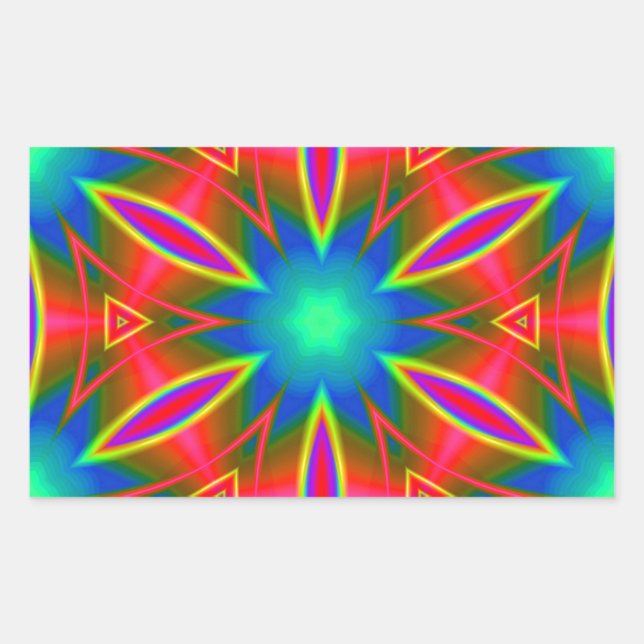 Sticker Rectangulaire géométrique 160614 (01) (Devant)