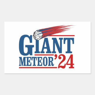 Sticker Rectangulaire Giant Meteor 2024