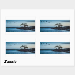 Sticker Rectangulaire Glaskogen Suède