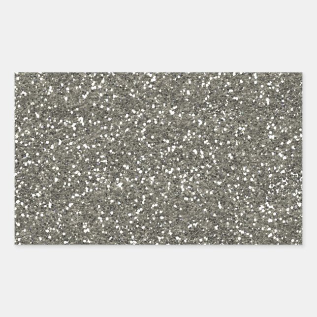 Sticker Rectangulaire Glitter de Stylish (Devant)