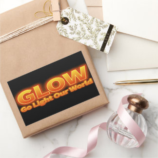 Sticker Rectangulaire Glow- Allumez notre monde