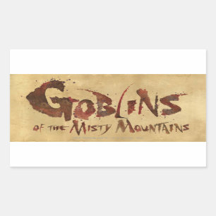 Sticker Rectangulaire Goblins des montagnes Misty