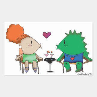 Sticker Rectangulaire Godzilla