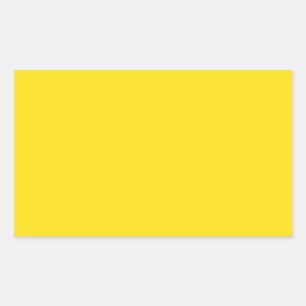 Sticker Rectangulaire Goldenrod jaune