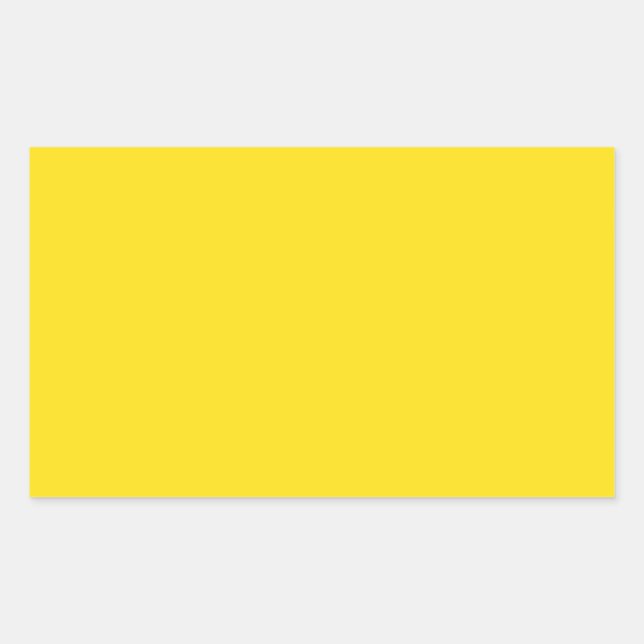 Sticker Rectangulaire Goldenrod jaune (Devant)
