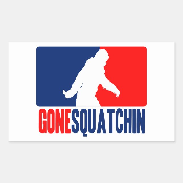 Sticker Rectangulaire Gone Squatching Style Ligue (Devant)