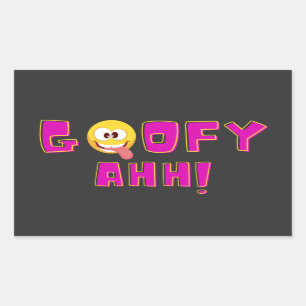 Sticker Rectangulaire Goofy Ahh, goofy ahh beat,