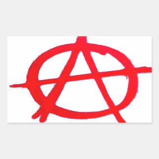 Sticker Rectangulaire Graffiti anarchique