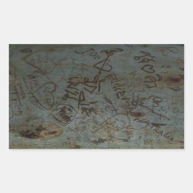 Sticker Rectangulaire Graffiti thaïlandais (Devant)