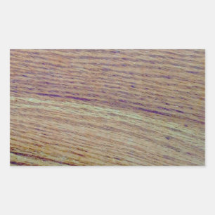 Sticker Rectangulaire Grain en bois