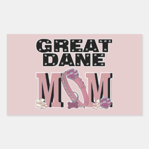 Sticker Rectangulaire Grand Dane MOM