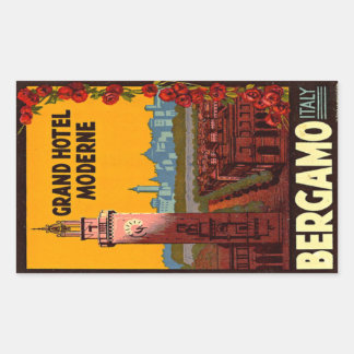 Sticker Rectangulaire Grand Hotel Modern Berganmo Italie