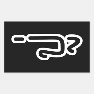 Sticker Rectangulaire Grand-père thaïlandais (paternel) - ปู่ / Pu