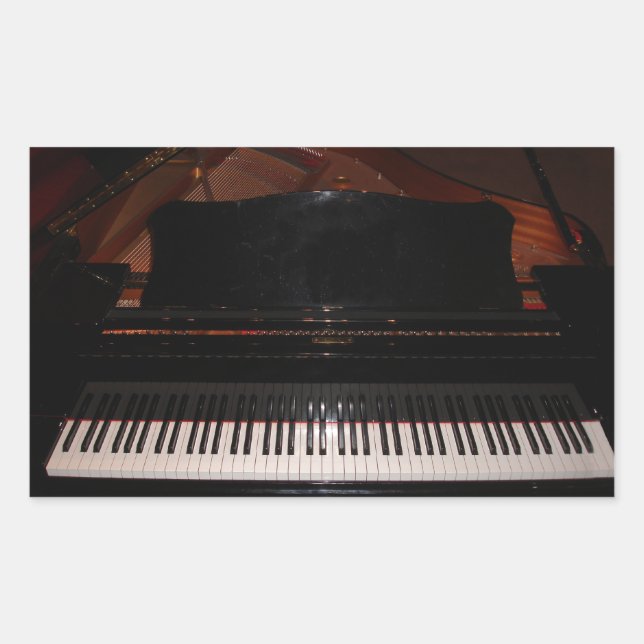 Sticker Rectangulaire Grand Piano (Devant)