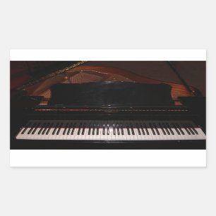 Sticker Rectangulaire Grand Piano