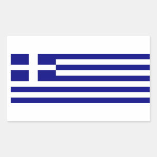 STICKER RECTANGULAIRE GRÈCE