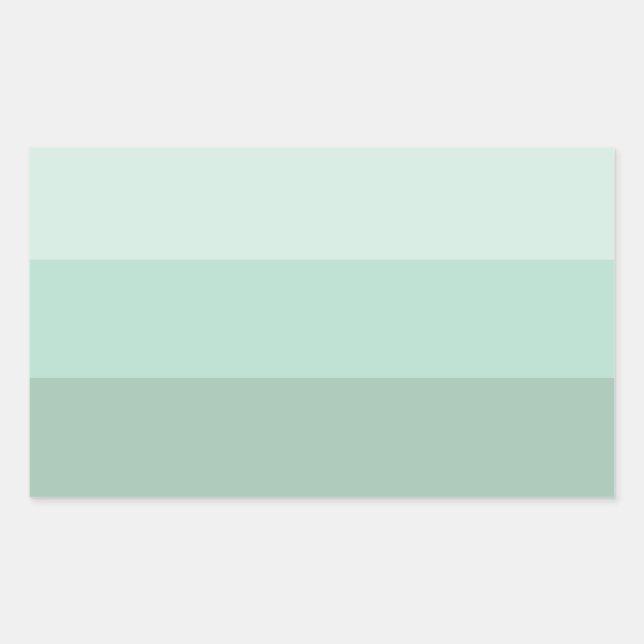 Sticker Rectangulaire Green ombre (Devant)