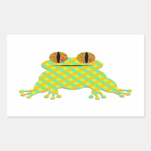 Sticker Rectangulaire Grenouille mûre
