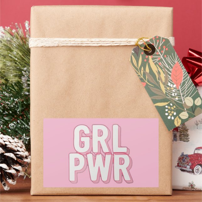 STICKER RECTANGULAIRE GRL PWR (vacances)