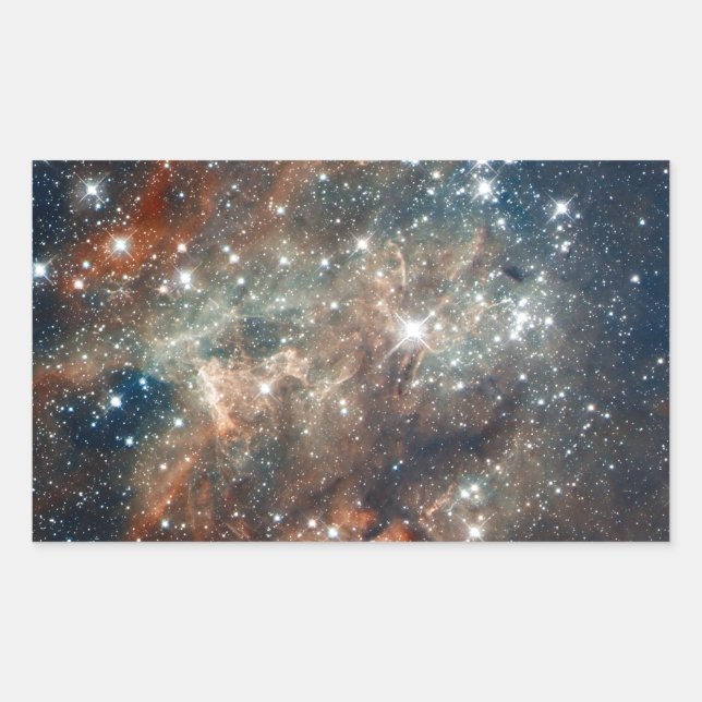 Sticker Rectangulaire Gros plan de la Tarantula Nebula (Devant)