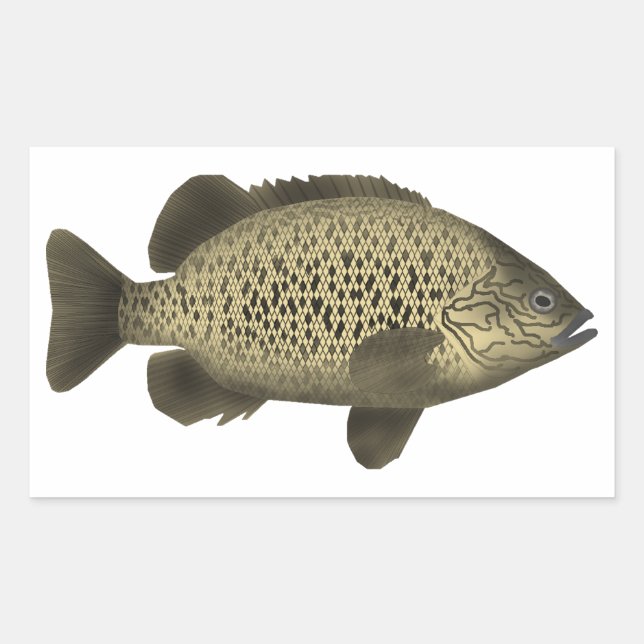 Sticker Rectangulaire Grunter le charbon (Devant)