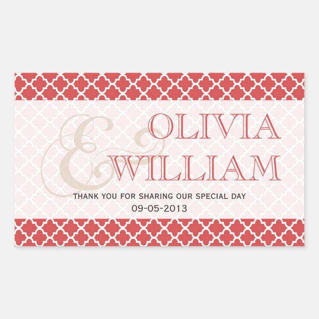 Sticker Rectangulaire Guava juteux Marocain en carreaux d'espere en fave (Devant)