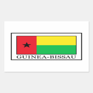 Sticker Rectangulaire Guinée-Bissau