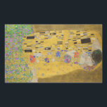 Sticker Rectangulaire Gustav Klimt "Le Baiser"<br><div class="desc">Chef-d'oeuvre de Gustav Klimt : "The Kiss". "The Kiss", créé par le peintre autrichien Gustav Klimt. Il est considéré comme son oeuvre la plus célèbre. Il le peignit entre 1907 et 1908, point culminant de sa "période d'or", lorsqu'il peignit un certain nombre d'oeuvres utilisant la feuille d'or. L'Autriche considère le...</div>