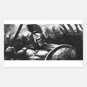 Sticker Rectangulaire Gymnase Motivationnelle