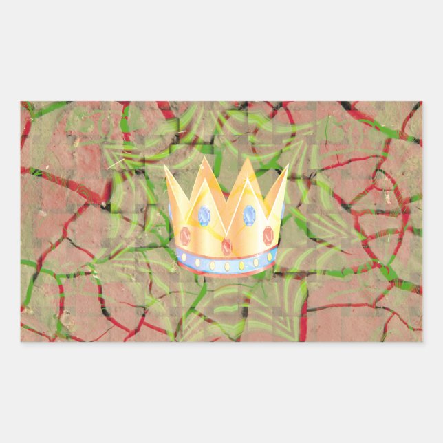 Sticker Rectangulaire Hakuna matata (Devant)